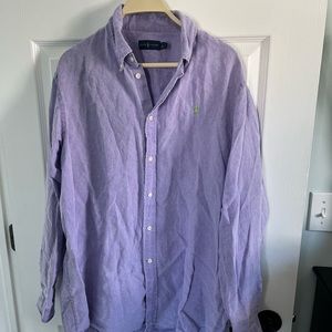 Ralph Lauren linen shirt purple men xl